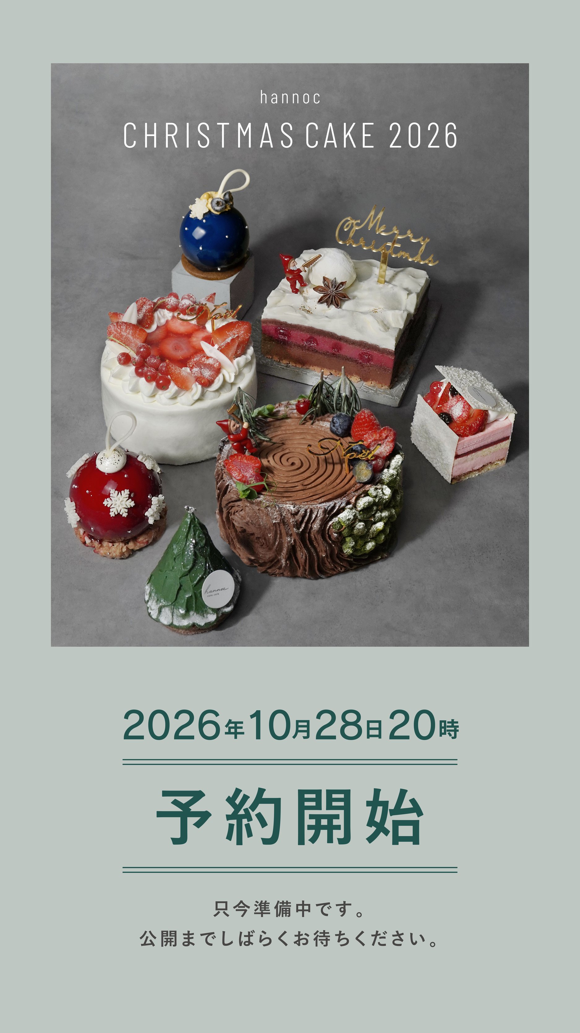 2026 hannoc CHRISTMAS CAKE